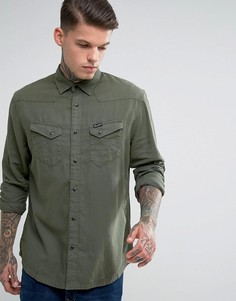 Рубашка в стиле вестерн Wrangler - Зеленый