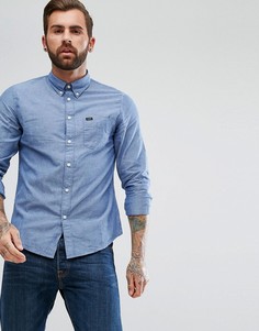 Оксфордская рубашка на пуговицах Lee Jeans - Синий
