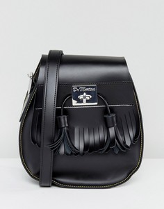 Черная сумка-седло с кисточками Dr Martens - Черный
