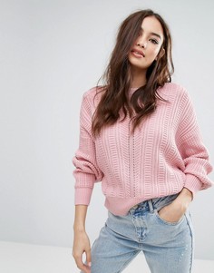 Джемпер с открытой спиной Miss Selfridge - Серый