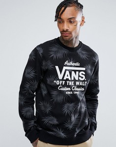 Свитшот с пальмовым принтом Vans VA314IM5 - Черный