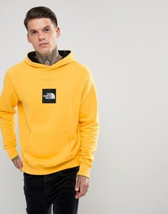 Худи желтого цвета без застежки с логотипом The North Face - Желтый