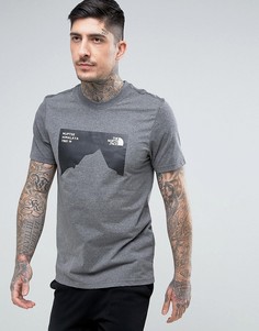 Серая футболка с принтом Nupste Mountain The North Face - Серый