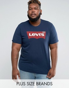 Темно-синяя футболка Levis PLUS - Темно-синий Levis®