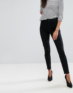 Джинсы скинни с необработанным краем Vero Moda - Черный