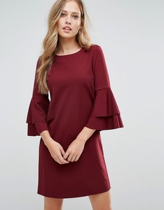 Платье А-силуэта с рукавами-оборками Vero Moda - Фиолетовый