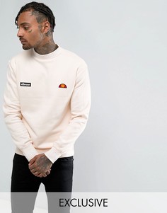 Светло-серый свитшот с логотипом Ellesse - Светло-серый