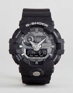 Черные цифровые часы на силиконовом ремешке G-Shock GA-710-1AER - Черный