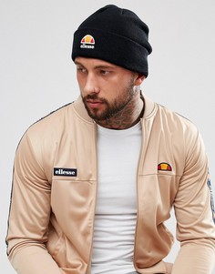 Черная шапка-бини с логотипом Ellesse - Черный