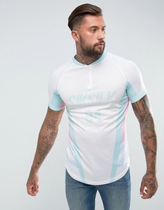 Обтягивающая футболка в стиле ретро SikSilk - Белый