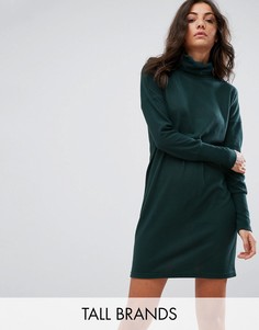 Платье-джемпер с высокой горловиной Noisy May Tall - Зеленый