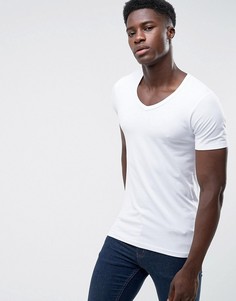 Футболка с V-образным вырезом Jack &amp; Jones Core - Белый
