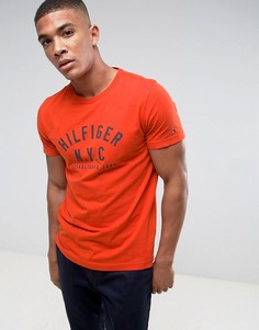 Красная футболка с логотипом Tommy Hilfiger Chase - Красный