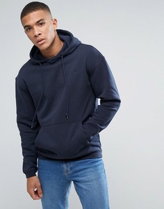Худи с заниженной линией плеч Jack &amp; Jones Originals - Темно-синий