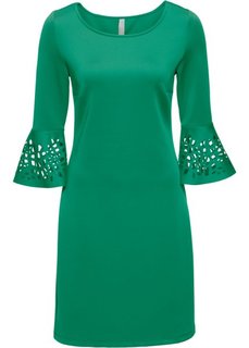 Платье с разрезами (зеленый) Bonprix