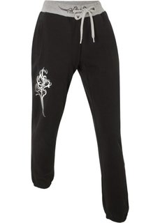 Трикотажные брюки (черный) Bonprix