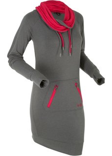 Трикотажное платье (шиферно-серый меланж) Bonprix