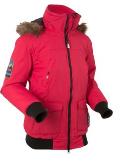 Функциональная теплая куртка с капюшоном (красный) Bonprix