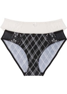 Трусики (2 шт.) (в клетку) Bonprix