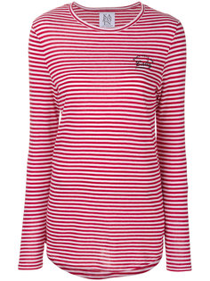 embroidered stripe T-shirt  Zoe Karssen