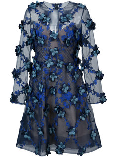 floral dress Marchesa Notte