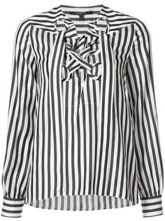 lace up long sleeved blouse Derek Lam