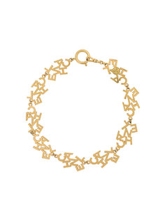 Logo Necklace Chanel Vintage