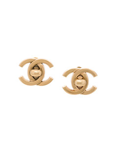 Turn-lock Earrings Chanel Vintage