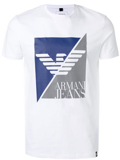 футболка с логотипом Armani Jeans