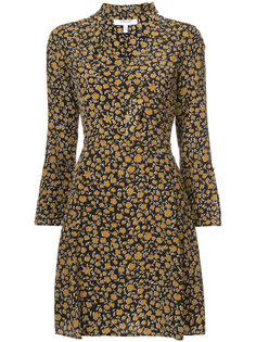 Cascade Blouse Shift Dress with Bell Sleeves Derek Lam 10 Crosby