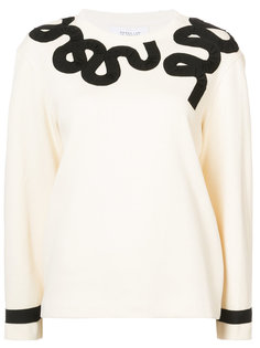 Long Sleeve Sweatshirt with Embroidery Derek Lam 10 Crosby