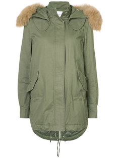 Fox Trimmed Parka w/ Inside Quilting Derek Lam 10 Crosby