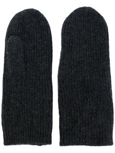 ribbed cashmere gloves Isabel Marant