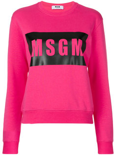 толстовка с логотипом  MSGM