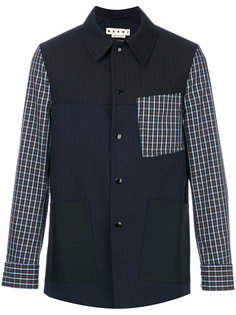 checkered detail jacket Marni