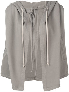 кейп с капюшоном Rick Owens DRKSHDW