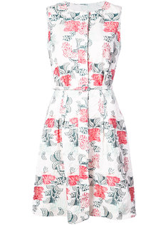 patterned sleeveless dress Oscar de la Renta