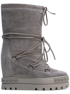 lace-up Chaucer boots Casadei