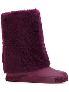 shearling Chaucer boots Casadei
