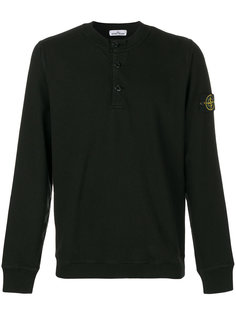 джемпер с нашивкой на рукаве Stone Island
