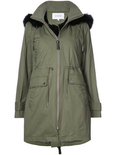 Fox-Trimmed Anorak W/ Detachable Faux Fur Vest Derek Lam 10 Crosby