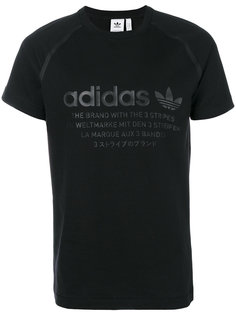 футболка с принтом логотипа Adidas