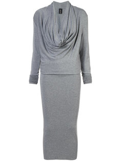 draped neck dress Alexandre Vauthier