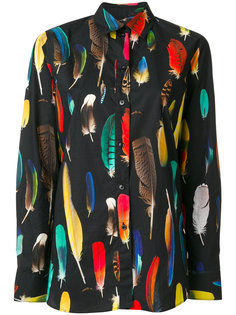 feather print shirt Paul Smith