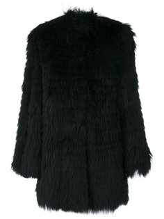 fringed coat Yves Salomon