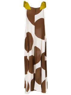 silk maxi dress Adriana Degreas