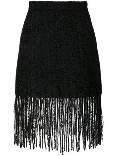 юбка с бахромой  MSGM