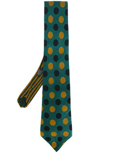 polka dot pattern tie Versace Vintage