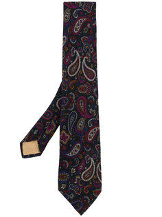 paisley print tie Versace Vintage