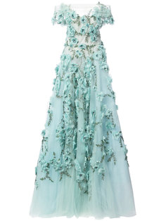 floral embellished evening dress Marchesa